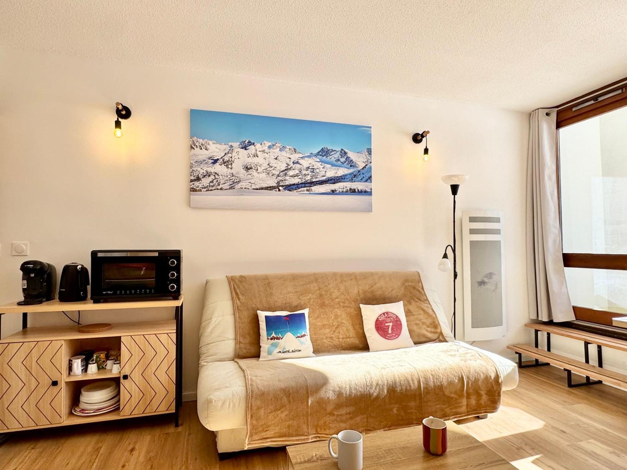 Ferienwohnung 2 Pieces Isola 2000 - Front De Neige Exterior foto